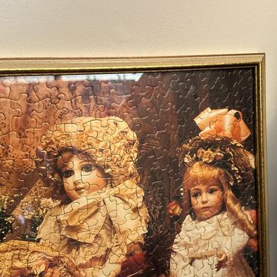Framed Doll Puzzle Artwork