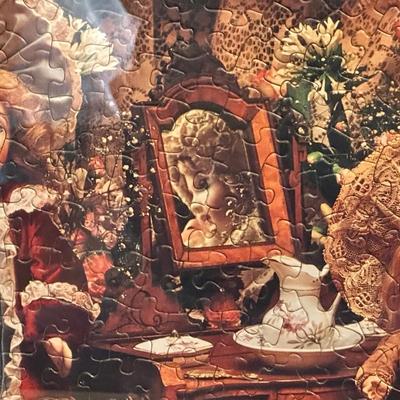Framed Doll Puzzle Artwork