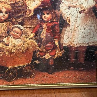 Framed Doll Puzzle Artwork