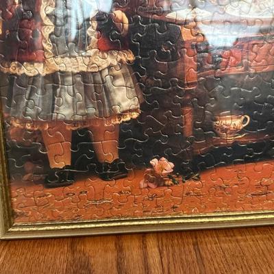 Framed Doll Puzzle Artwork