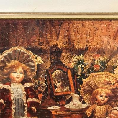 Framed Doll Puzzle Artwork