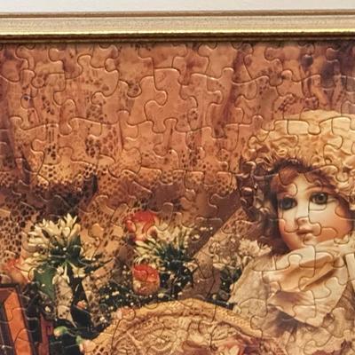 Framed Doll Puzzle Artwork