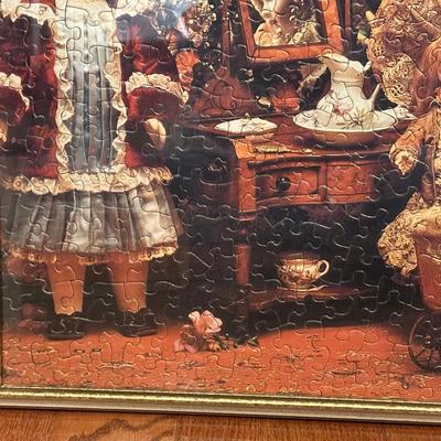 Framed Doll Puzzle Artwork