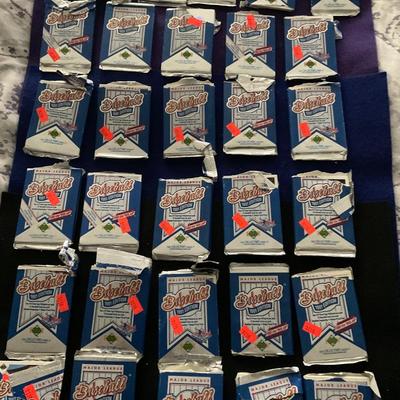 1990’s Baseball Cards In Foil.