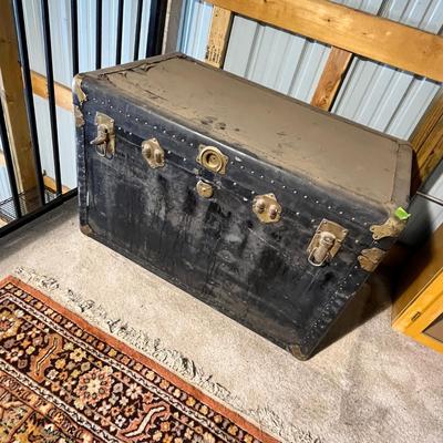Lot 318 Antique Trunk