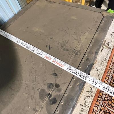 Lot 318 Antique Trunk