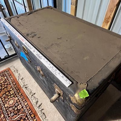 Lot 318 Antique Trunk