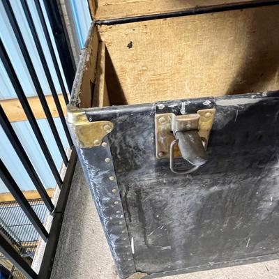 Lot 318 Antique Trunk