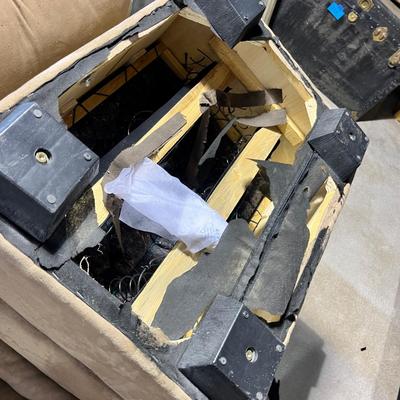 Lot 322 arm chair and ottoman tan