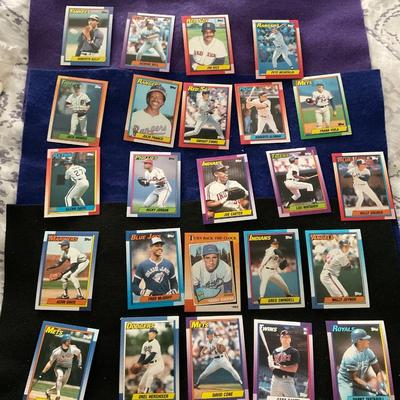 1990’s Baseball Cards In Foil.