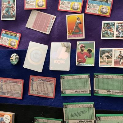 Misc Baseball Cards.