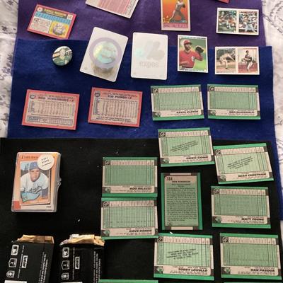 Misc Baseball Cards.