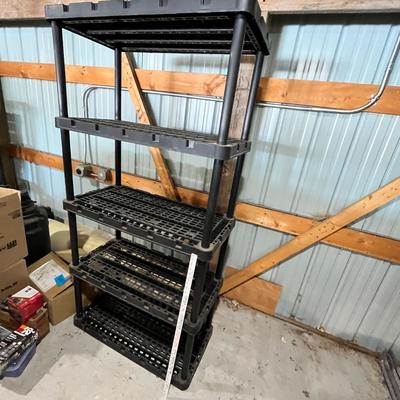 Lot 353 Tall Rubbermaid Shelf