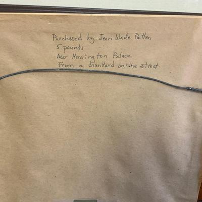 Verified Antique Print over 100 years old Melle, Noblet, Academie royals de musique