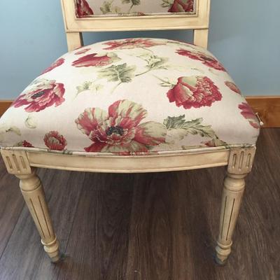 Pier One Import Floral Upholstered Dining Chairs SET OF 6
