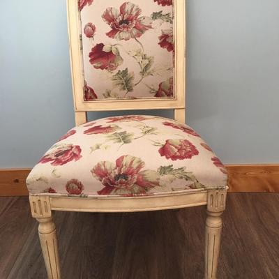 Pier One Import Floral Upholstered Dining Chairs SET OF 6