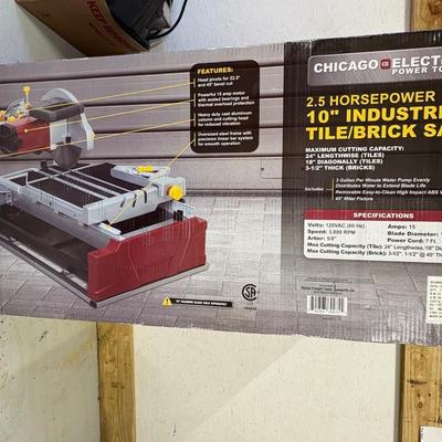 Chicago Electric 10” Industrial Tile/Brick Saw (SF-ES)