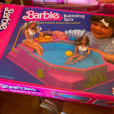 Lot of Vintage Barbie Spa and Bath with original boxes