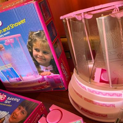 Lot of Vintage Barbie Spa and Bath with original boxes