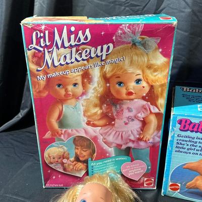 Lot of Vintage Baby Dolls by Mattel & Fisher-Price