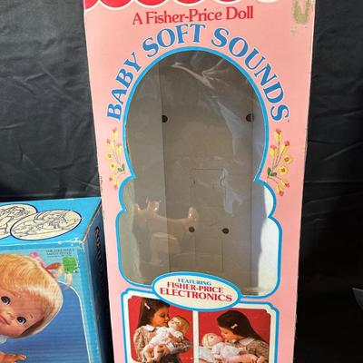 Lot of Vintage Baby Dolls by Mattel & Fisher-Price