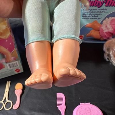 Lot of Vintage Baby Dolls by Mattel & Fisher-Price