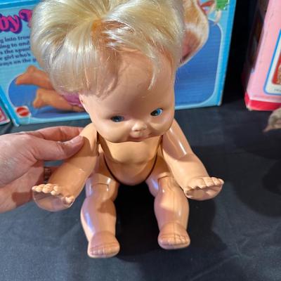 Lot of Vintage Baby Dolls by Mattel & Fisher-Price