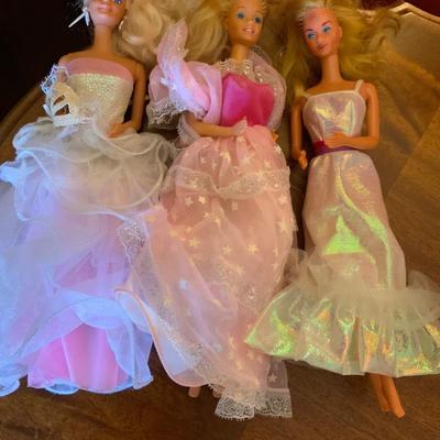 Lot of Vintage Barbies including a Ken