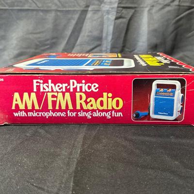 Vintage Fisher-Price AM/FM Radio in Original Box Unopened