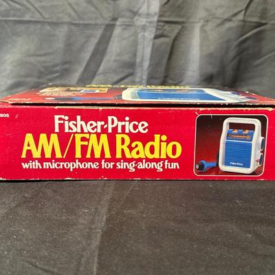 Vintage Fisher-Price AM/FM Radio in Original Box Unopened