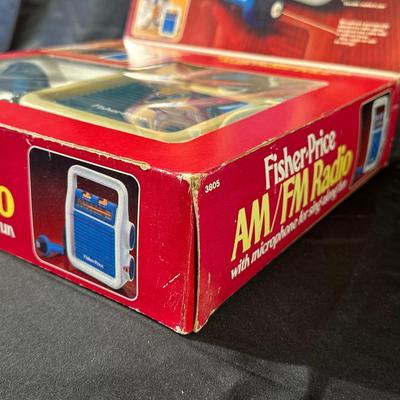 Vintage Fisher-Price AM/FM Radio in Original Box Unopened