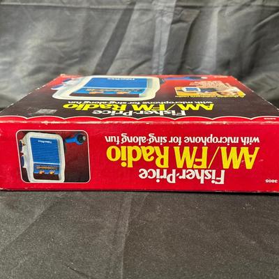 Vintage Fisher-Price AM/FM Radio in Original Box Unopened