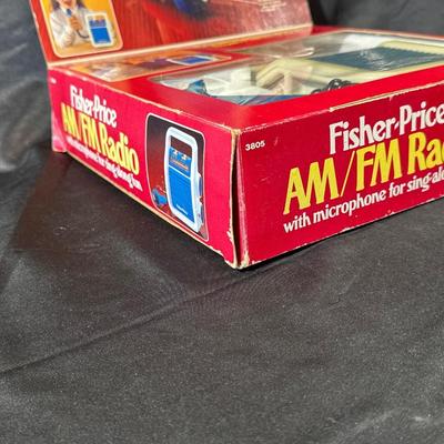 Vintage Fisher-Price AM/FM Radio in Original Box Unopened