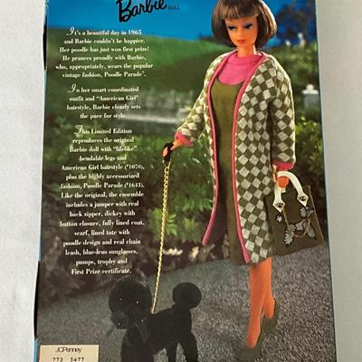 1995 Barbie Poodle Parade Limited Edition 1965 retro Mint/Excellent Unopened