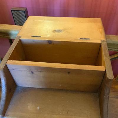 Lot of Vintage Child’s Room Decor including a Step stool with Storage