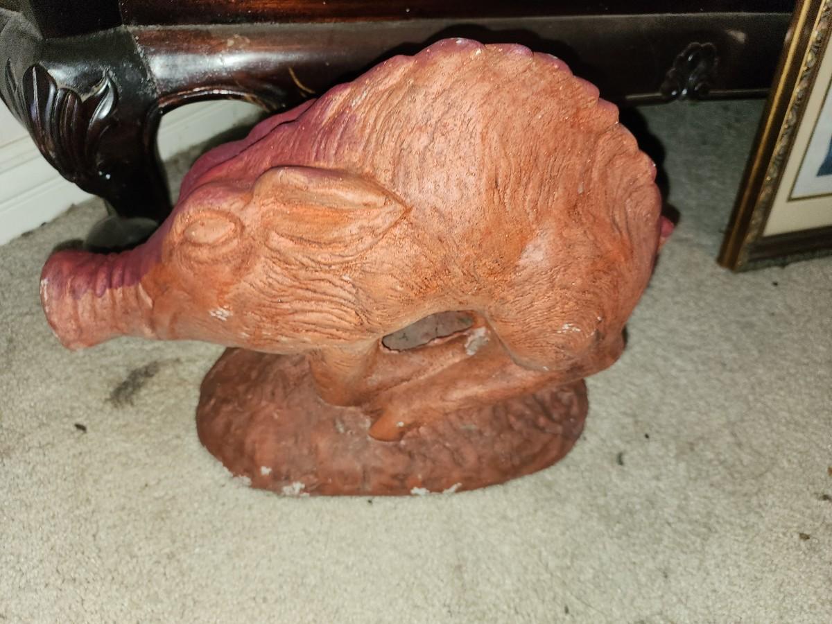 Concrete razorback | EstateSales.org