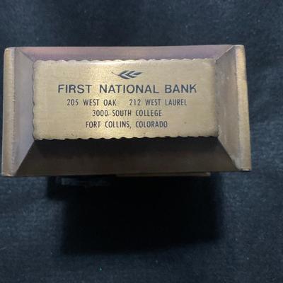 Vintage First National Bank.
