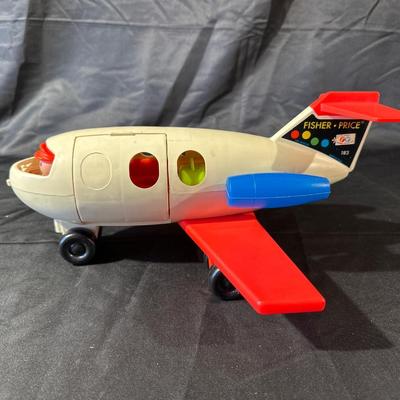 Vintage Fisher Price Plane and Mini Bus