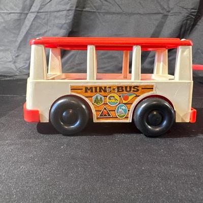 Vintage Fisher Price Plane and Mini Bus