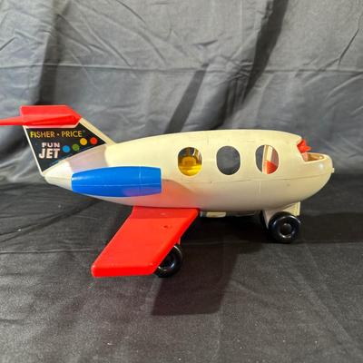 Vintage Fisher Price Plane and Mini Bus