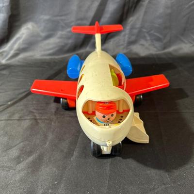 Vintage Fisher Price Plane and Mini Bus