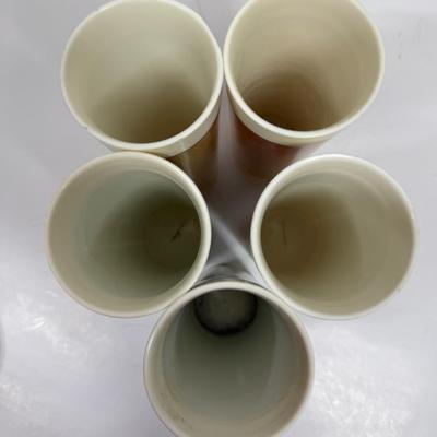Vintage Raffla Ware Tumblers Burlap Melamine Insulated Cups Plastic Glasses