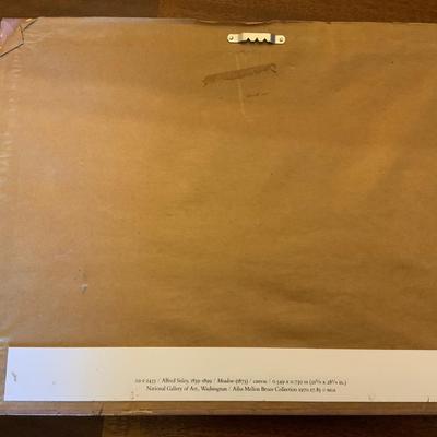 Vintage “The Meadow” by Alfred Sisley