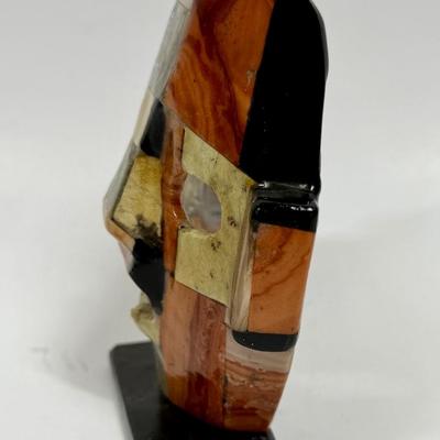 Souvenir Figurine made from shells - Decorative Mayan Aztec Mask