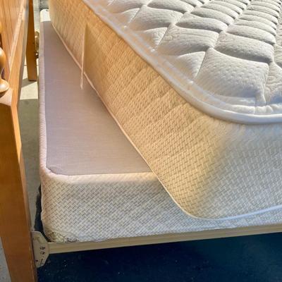 Full Size Bed Frame, Box Spring and Mattress