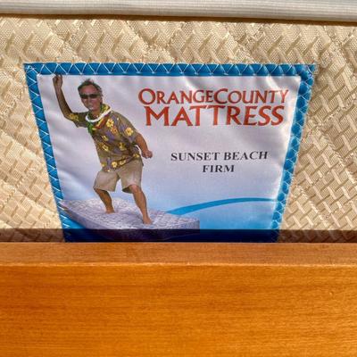 Full Size Bed Frame, Box Spring and Mattress