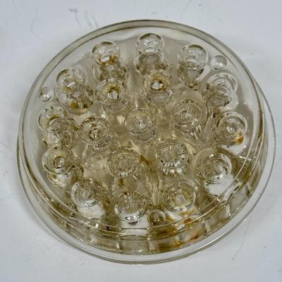 Vintage Antique Glass Flower Frog