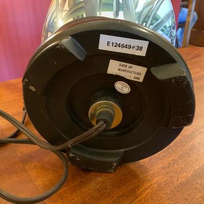 Hand Painted Floral Lamp