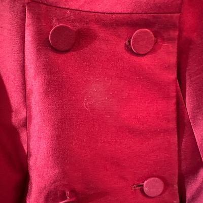 Two Vintage Talbots Red & Pink Skirt Suits Petite