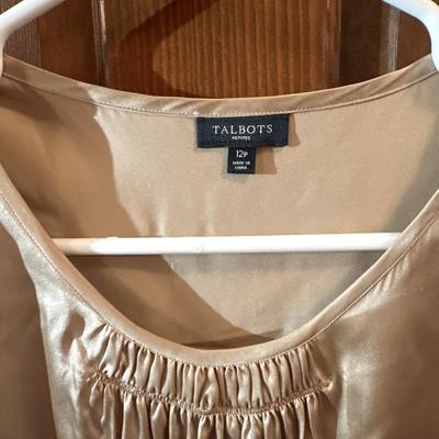 Two Vintage Talbots Red & Pink Skirt Suits Petite